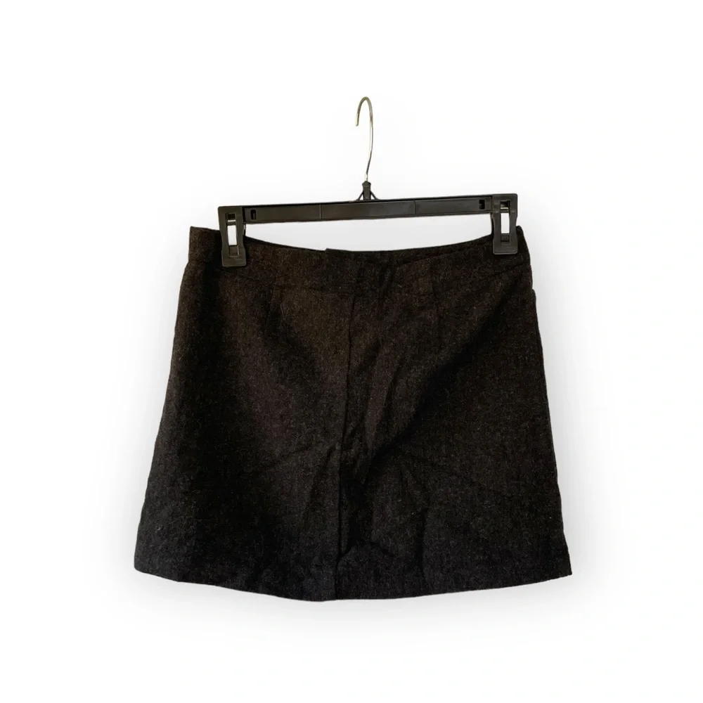 American Eagle Outfitters wool-blend dark grey skirt